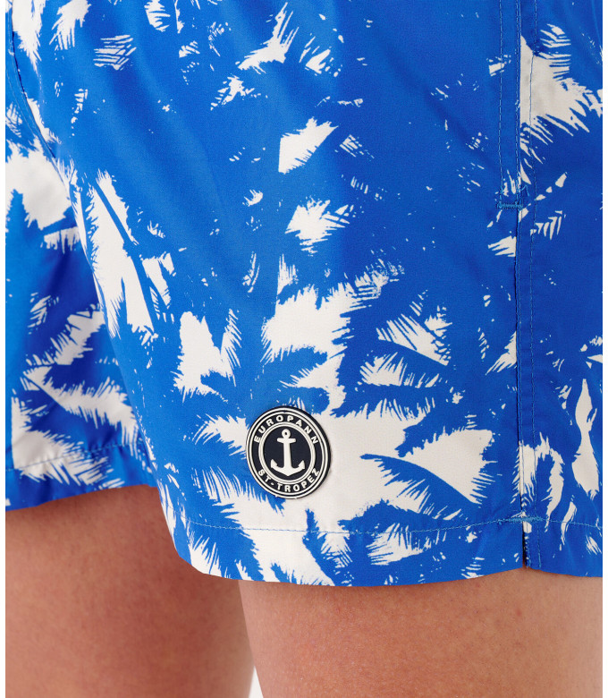 MIAMI - King palm print swim shorts
