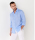 JONAS - Casual linen shirt, blue