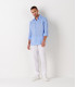 JONAS - Casual linen shirt, blue