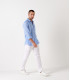 JONAS - Casual linen shirt, blue