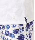 DARREN - White piqué cotton polo shirt