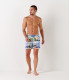 BORNEO - Pantone printed swim shorts, white