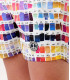 BORNEO- Pantaloncini da bagno con stampa Pantone, rosa