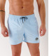 SOFT - Plain color slim fit swimshorts, sky blue