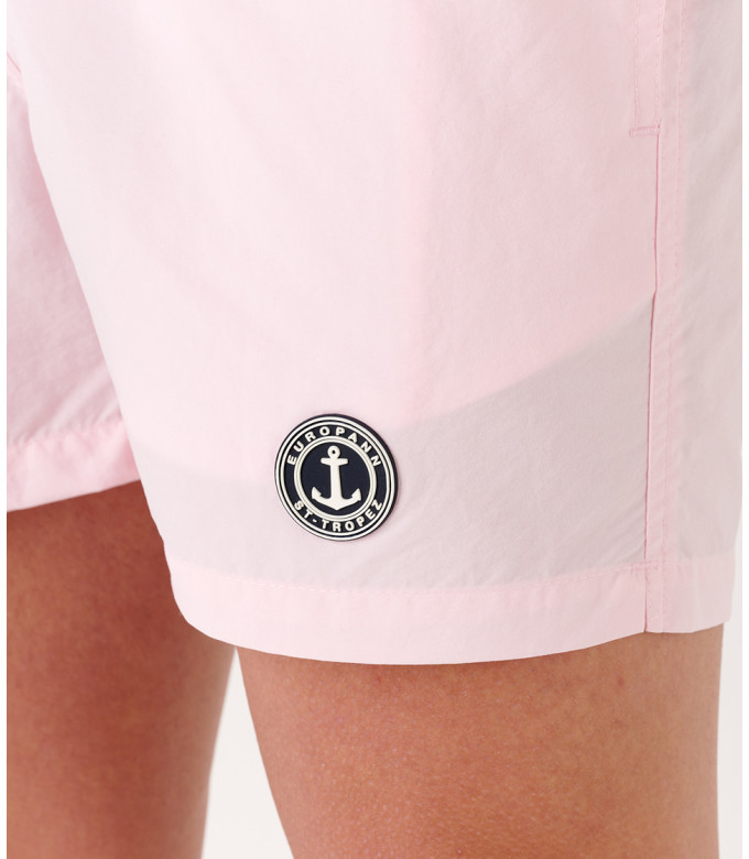 SOFT - Short de bain uni, rose