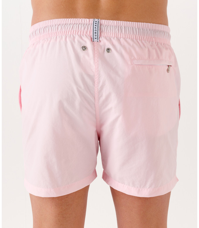 SOFT - Short de bain uni, rose