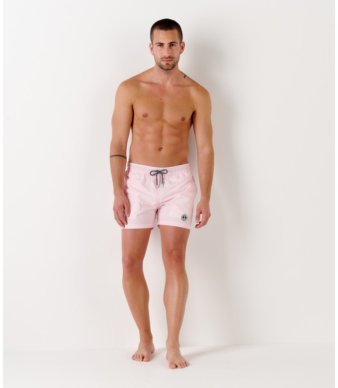 SOFT - Plain color slim fit swimshorts, pink