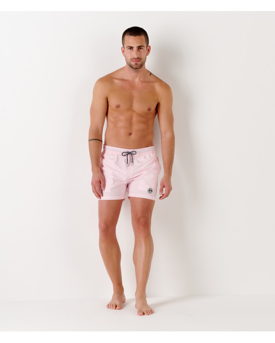 SOFT - Shorts de banho rosa liso