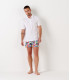 WESTON - Cotton jersey polo shirt, white