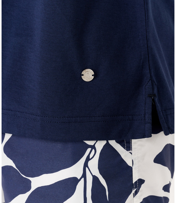 WILL - Marine slim-fit cotton jersey shirt