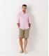 KAKI SLIM FIT LINEN-BLEND BERMUDAS TURNER