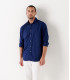 VARDY - Casual cotton voile shirt navy blue