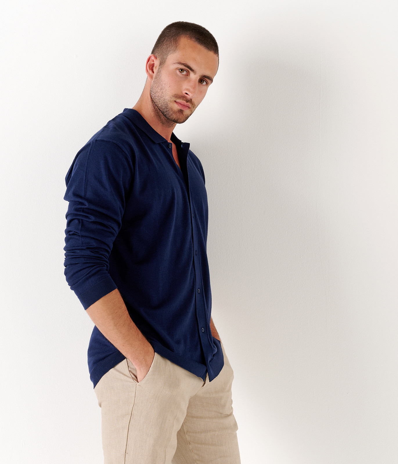 Trouser linen for mens with regular fit Quality brand Europann