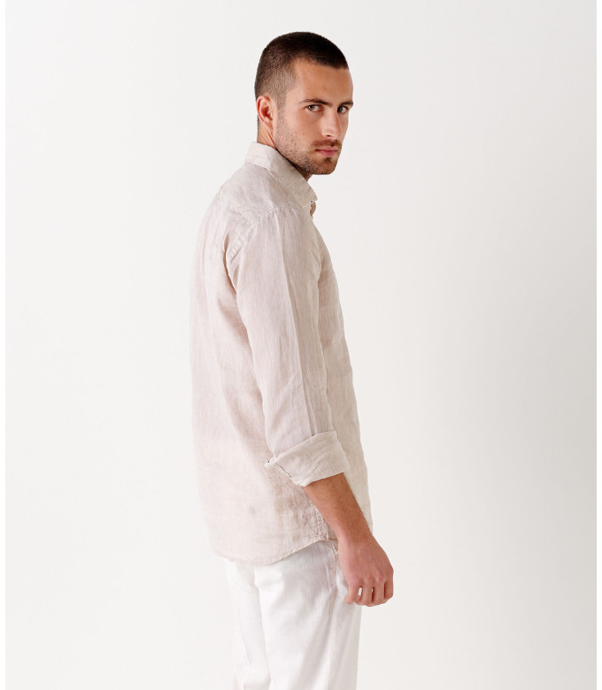 GORDON - White linen chino pant