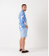 COLORADO - Casual sky linen bermuda