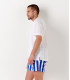 WILL - White slim-fit cotton jersey shirt