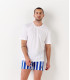 WILL - White slim-fit cotton jersey shirt