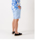 COLORADO - Casual sky linen bermuda