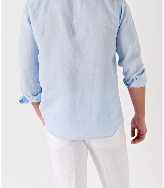 DYLAN - Pantalon en lin décontracté, blanc