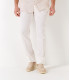 GORDON - White linen chino pant