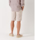 TURNER - Slim fit linen-blend bermudas, camel