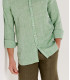 COLORADO - Casual kaki linen bermuda