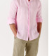 KAKI SLIM FIT LINEN-BLEND BERMUDAS TURNER