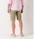 KAKI SLIM FIT LINEN-BLEND BERMUDAS TURNER