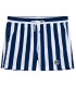 CALIFORNIA - Large stripes print navy swimshorts