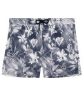 LOVE - Flowers print navy swimshorts