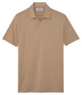 HILLS - Cream cotton jersey polo