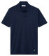 HILLS - Polo jersey coton marine