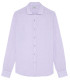 JONAS - Plain lila linen shirt