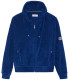 SACHA - Veste éponge à capuche indigo