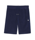 NOAH - Jogging-Frottee-Shorts marineblau