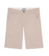 TURNER - Slim fit linen-blend bermudas, camel