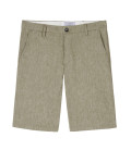 TURNER - Khaki linen blend bermuda