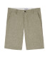 KAKI SLIM FIT LINEN-BLEND BERMUDAS TURNER