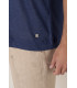 MAUPITI - Chemise manches courtes jersey lin marine