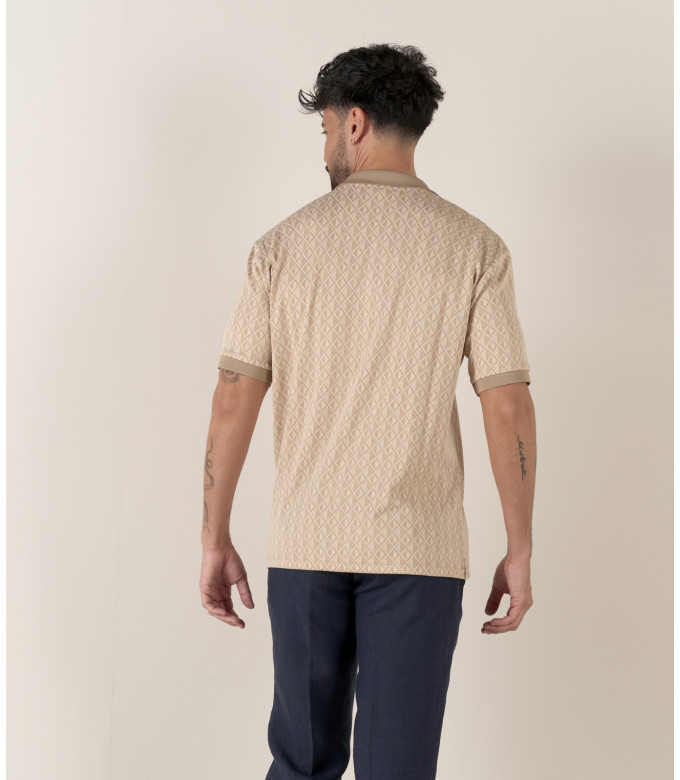 PORTOFINO POLO JACQUARD