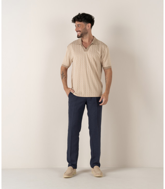 PORTOFINO POLO JACQUARD