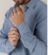 CREW - Chemise en coton bleu chambray