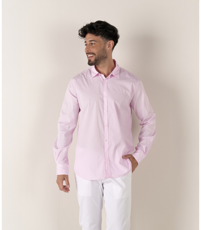 VARDY - Chemise en voile de coton unie décontractée, blanche