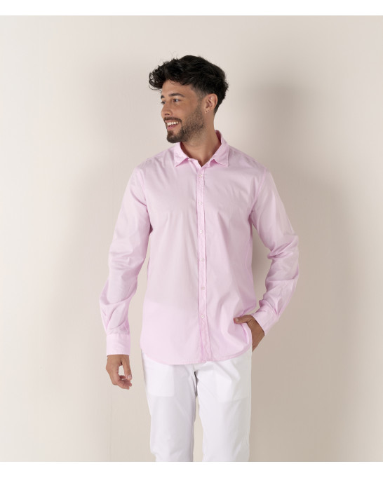 VARDY - Chemise en voile de coton unie décontractée, blanche