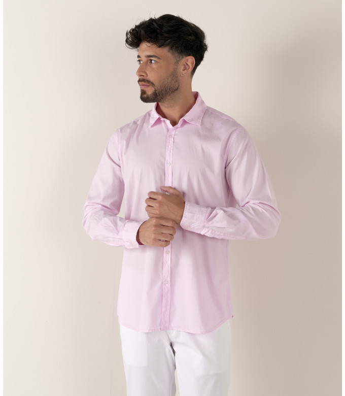 VARDY - Chemise en voile de coton unie décontractée, blanche