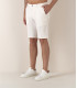 TURNER - Bermuda slim fit lin chiné Blanc