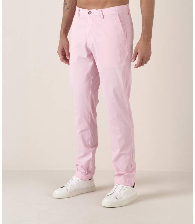 FLASH - Slim fit cotton chinos, green