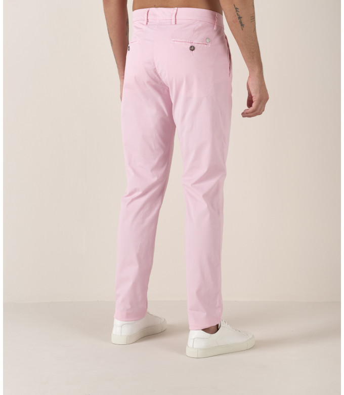 FLASH - Slim fit cotton chinos, green