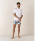 HILLS - White cotton jersey polo