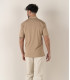 HILLS - Cream cotton jersey polo